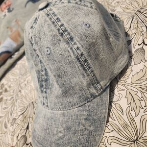 Aerie Light Wash Denim Baseball Cap
